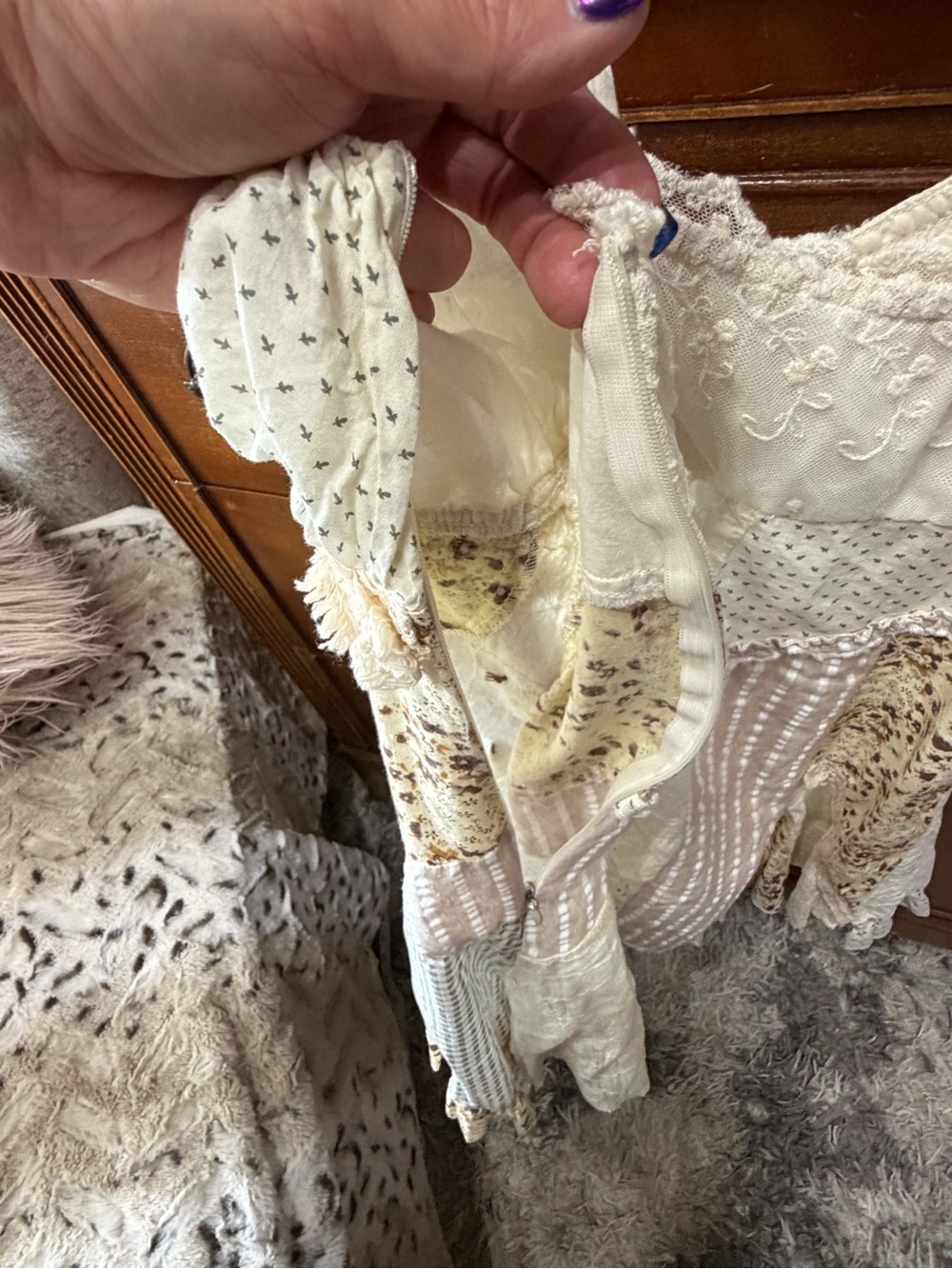 Western Shabby Chic Boho Flowy Tank Top - Picture 14 of 16